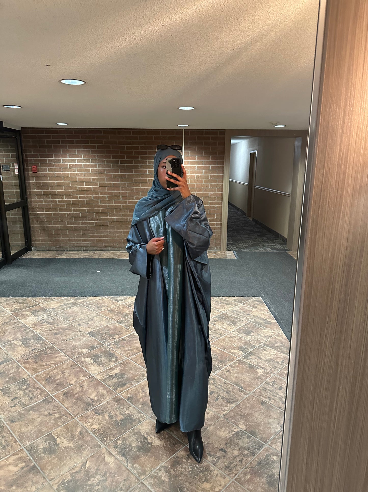 Lumi Abaya Set- Turquoise/Teal