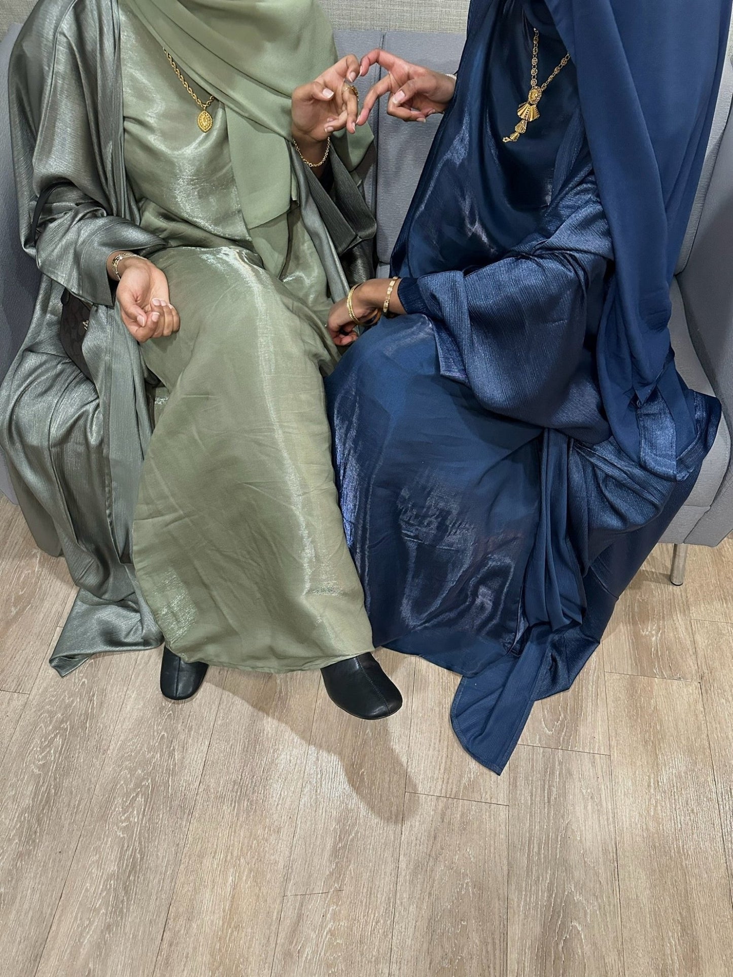 Lumi Abaya Set - Navy Blue