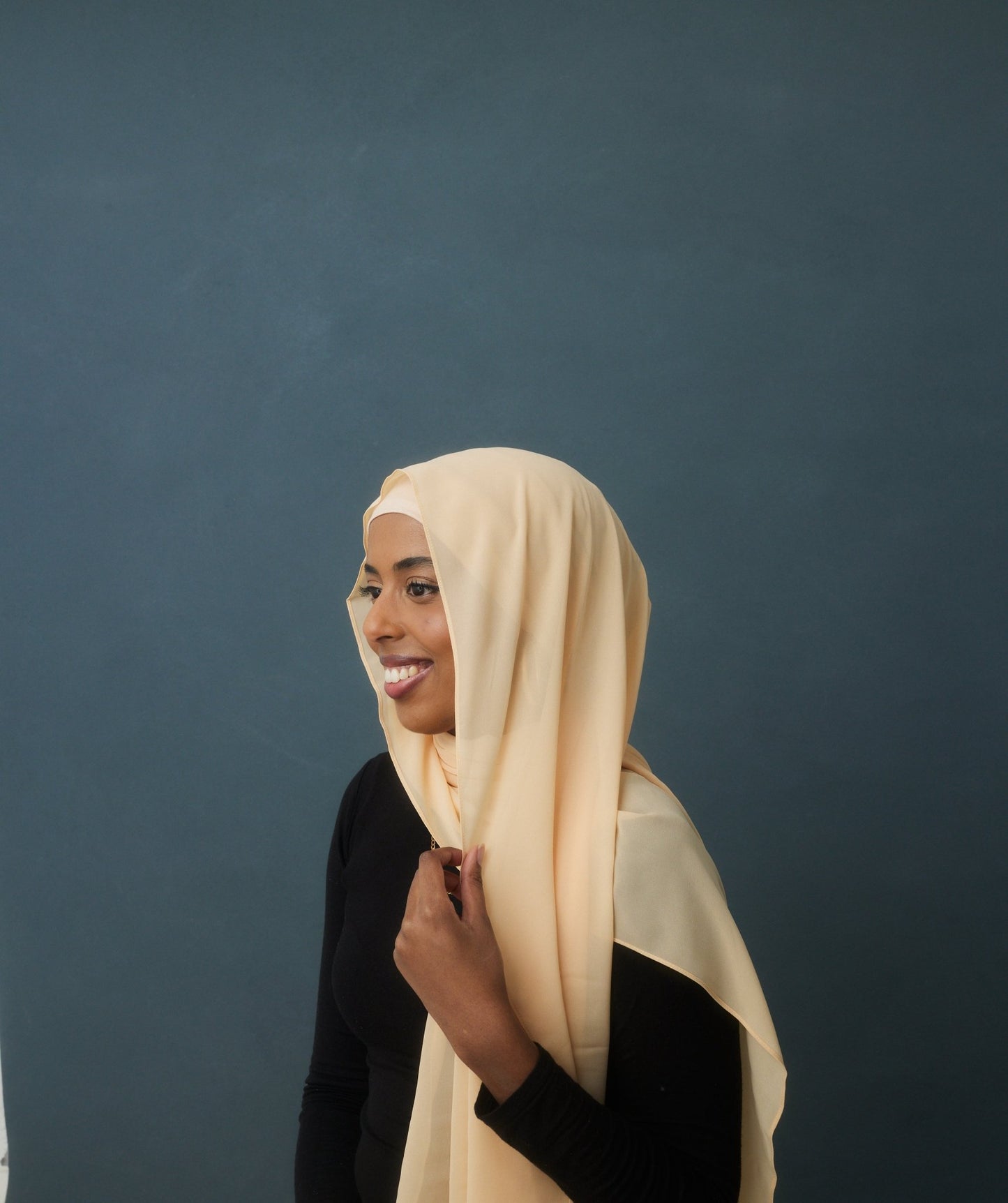 Butter Chiffon Hijab with Matching Undercaps (Set)