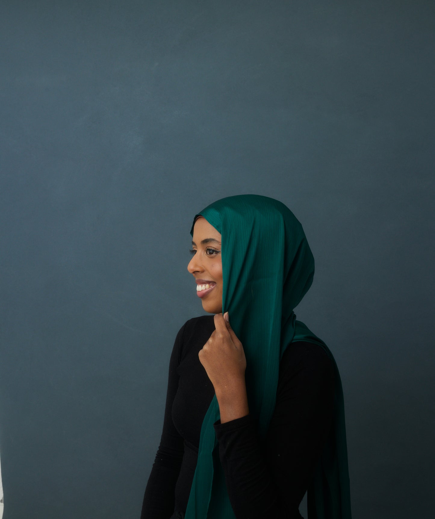 Textured Satin Hijabs with Matching undercaps