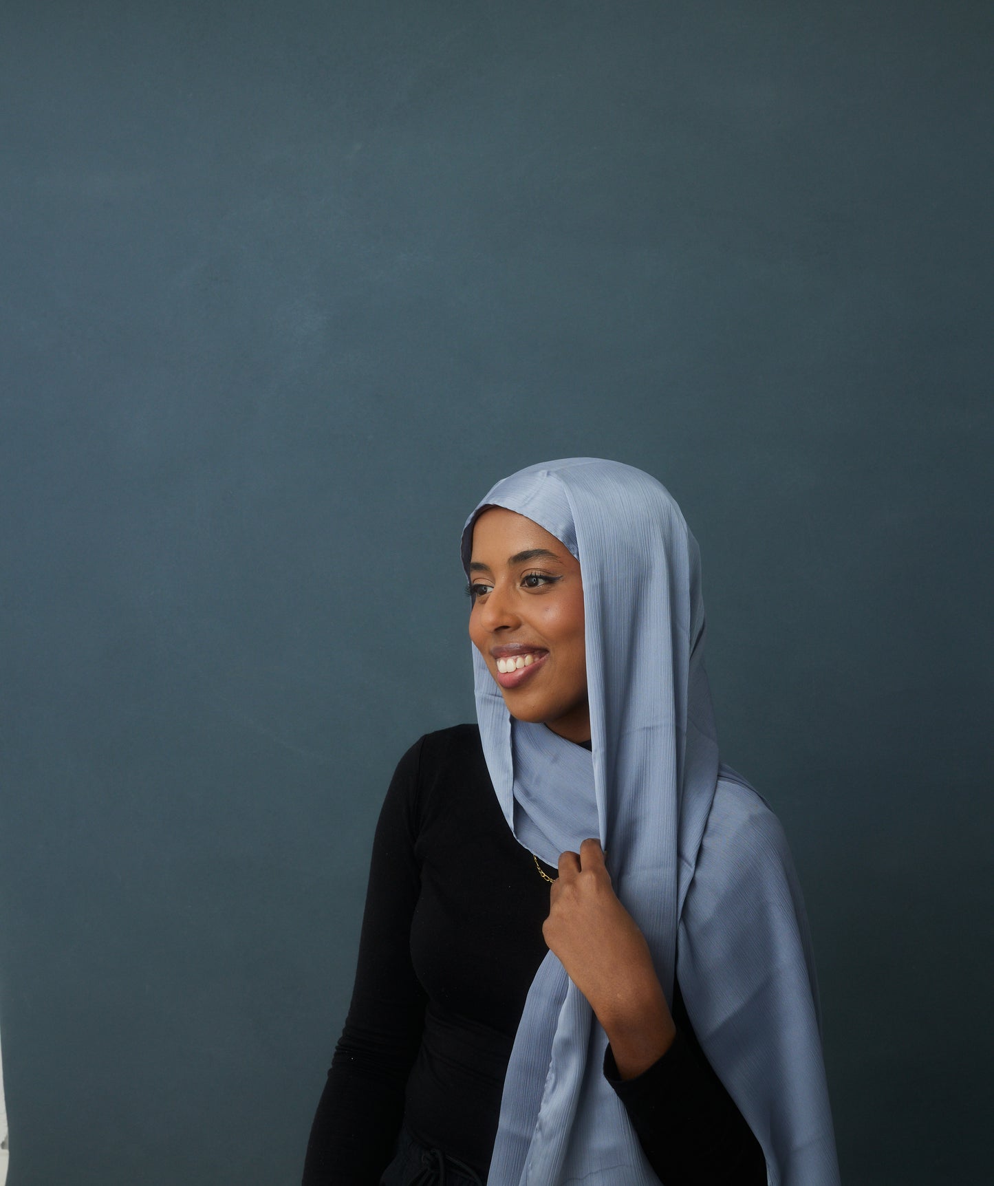 Textured Satin Hijabs with Matching undercaps