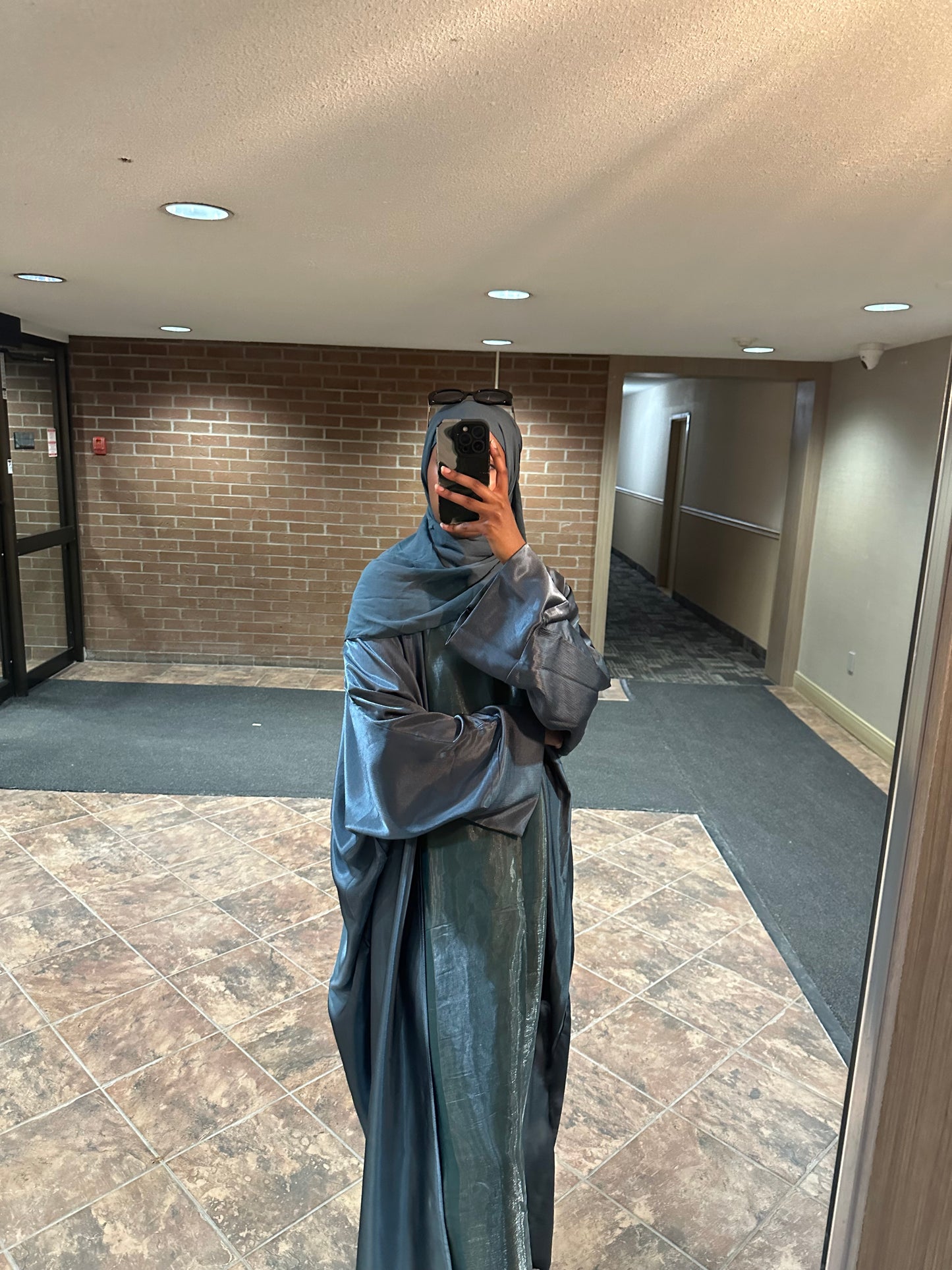 Lumi Abaya Set- Turquoise/Teal