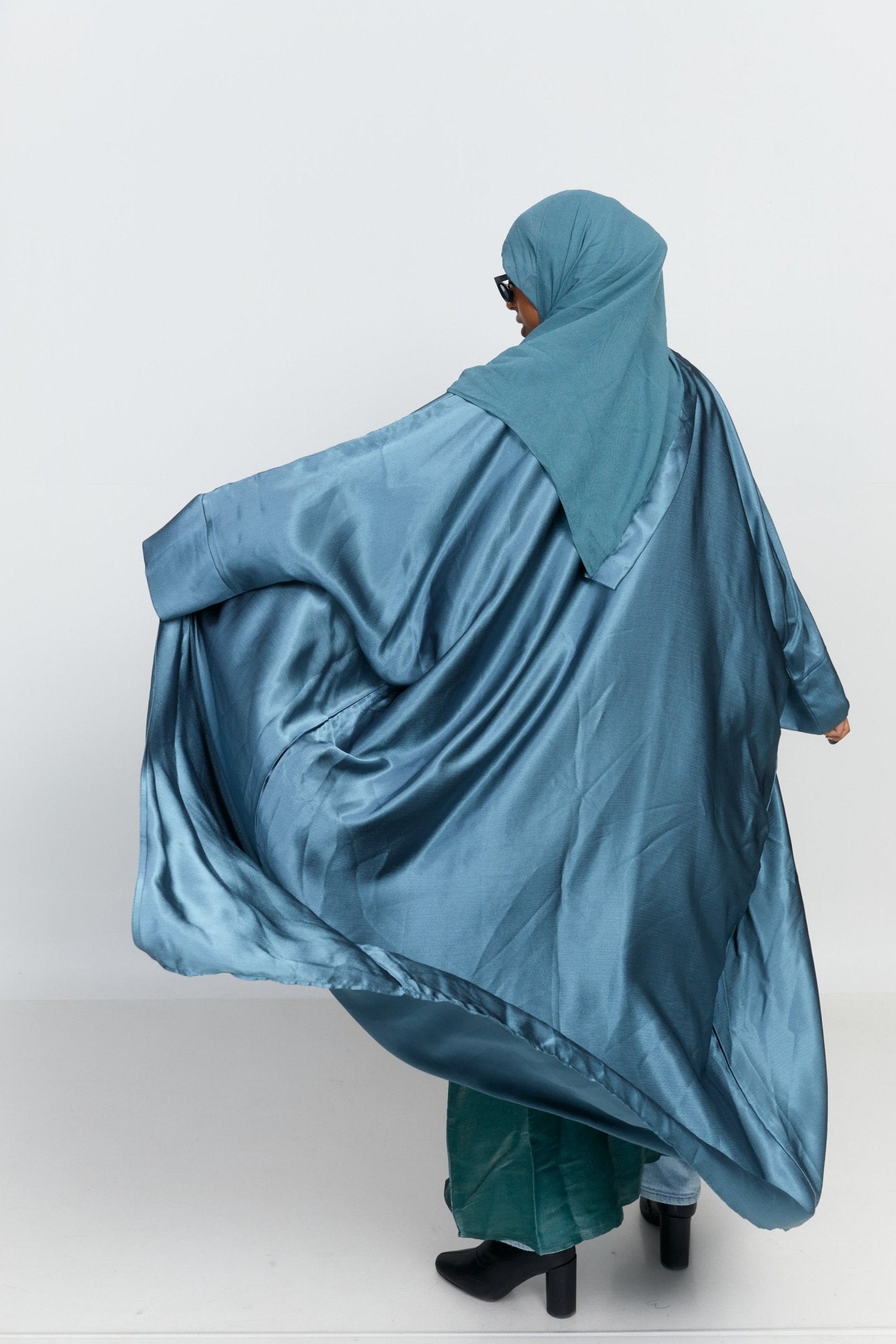Lumi Abaya Set- Turquoise/Teal