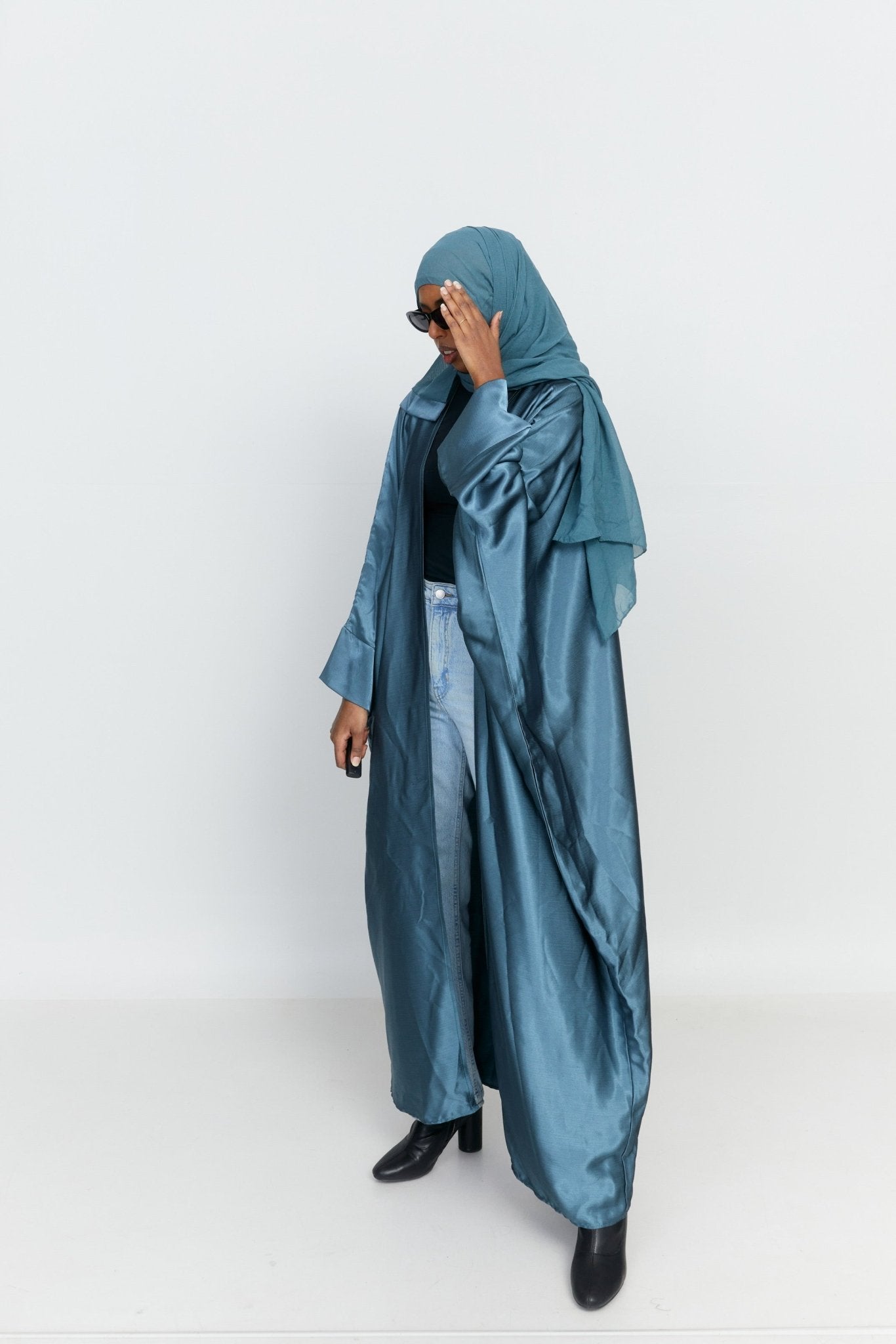 Lumi Abaya Set- Turquoise/Teal