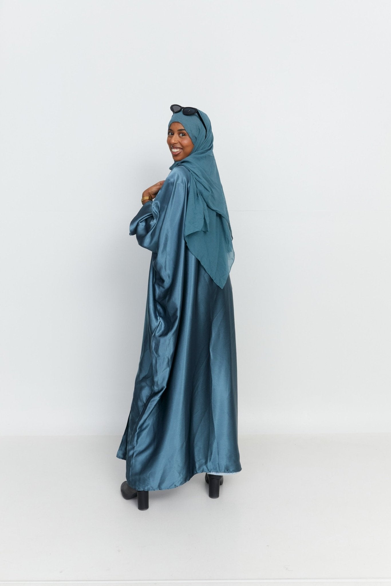 Lumi Abaya Set- Turquoise/Teal