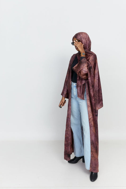 Lexy Abaya Set - Brown