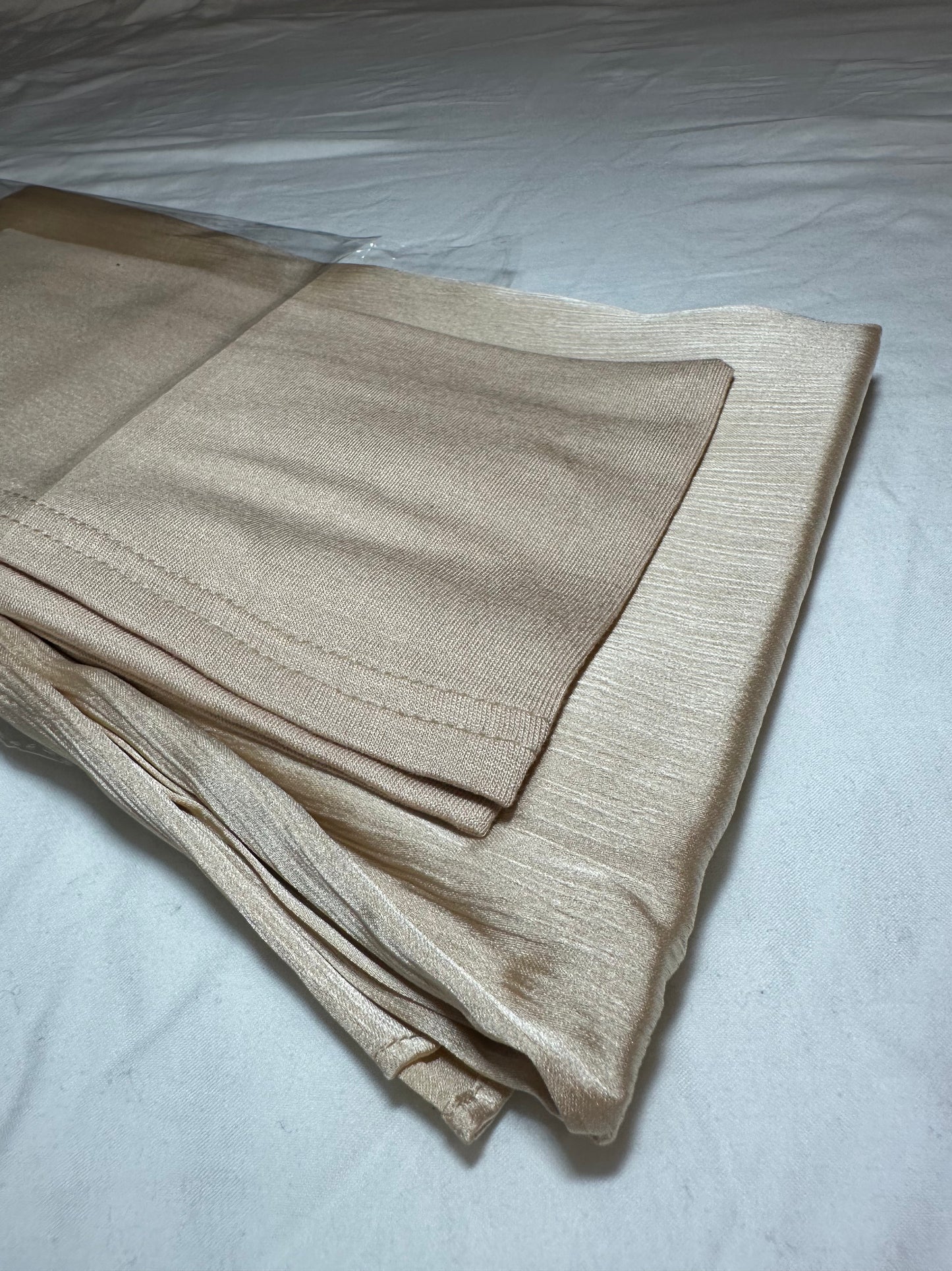 Textured Satin Hijabs with Matching undercaps