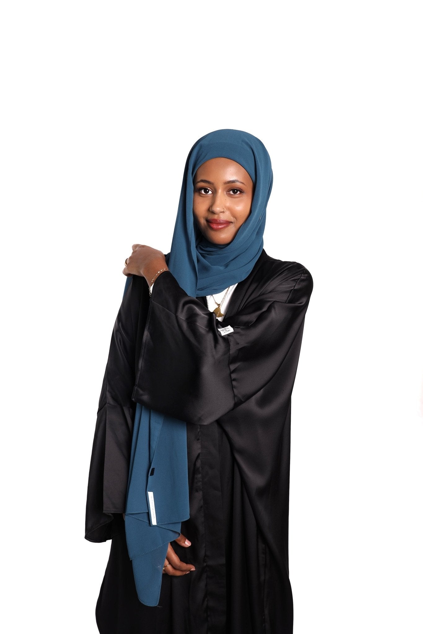Satin Wide Arm Abaya