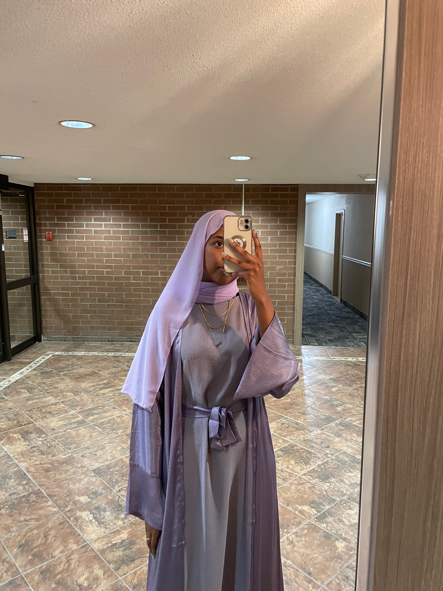 Tima Abaya Set - Lilac