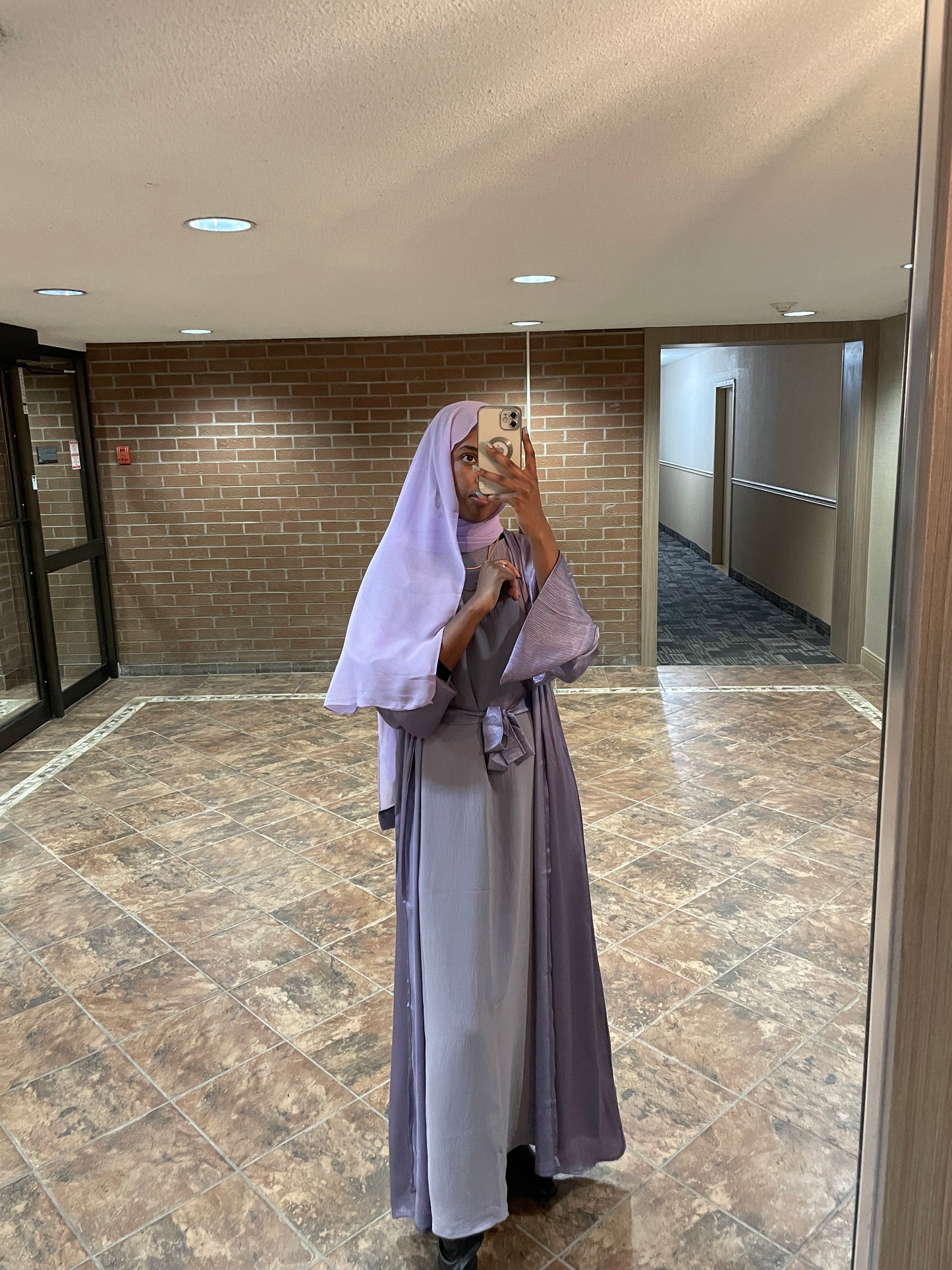 Tima Abaya Set - Lilac