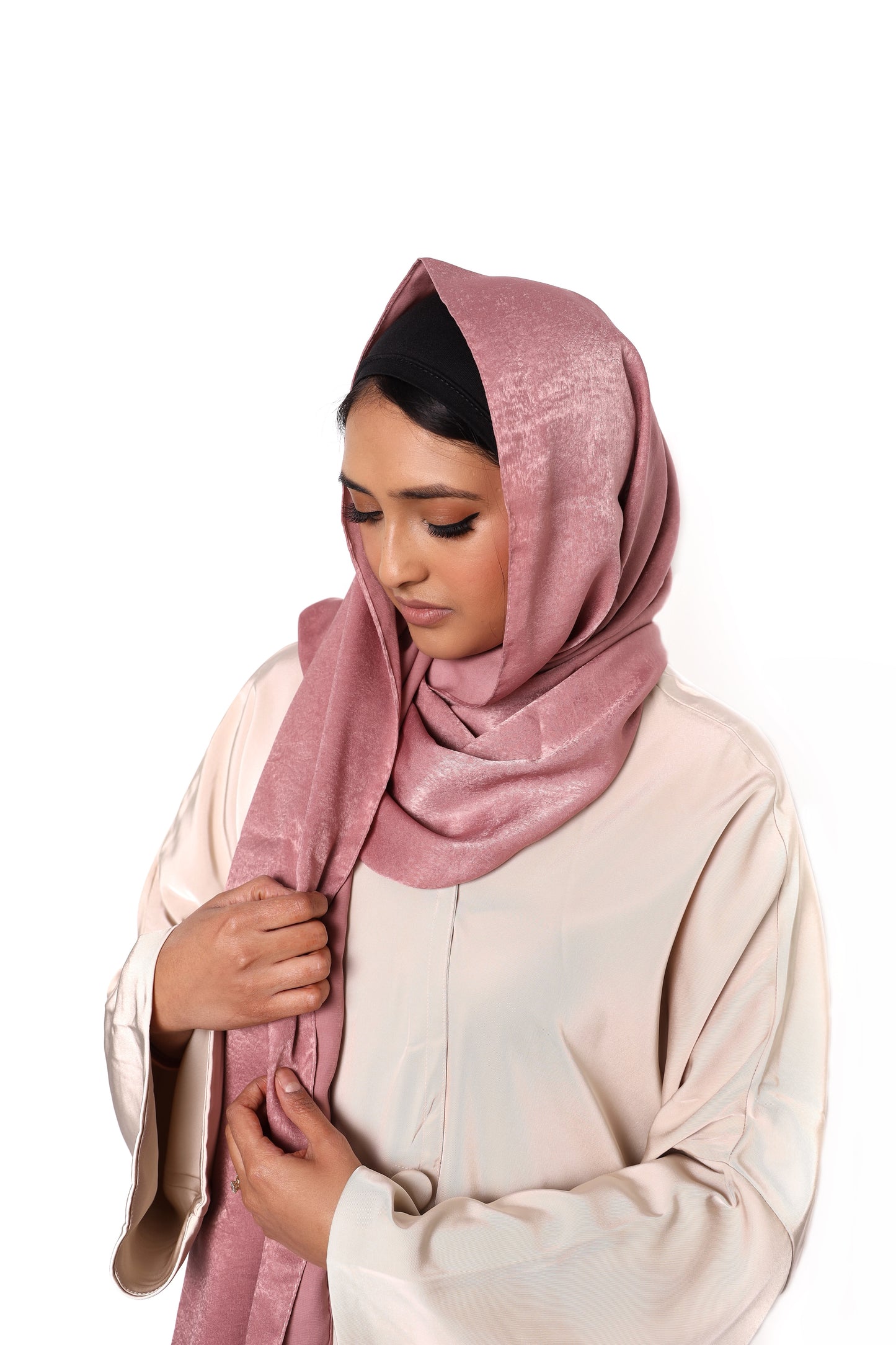 Velvet Satin Hijab (Non-Slip)