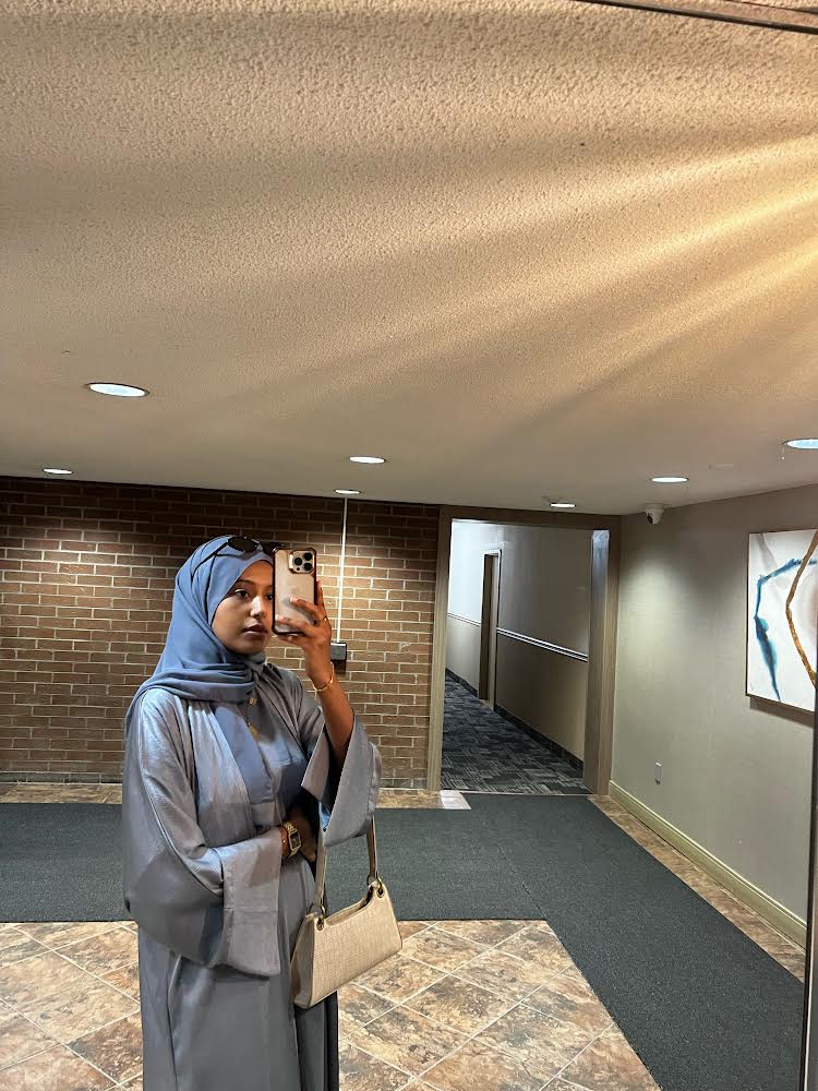 Tima Abaya Set - Grey (Slim fit)