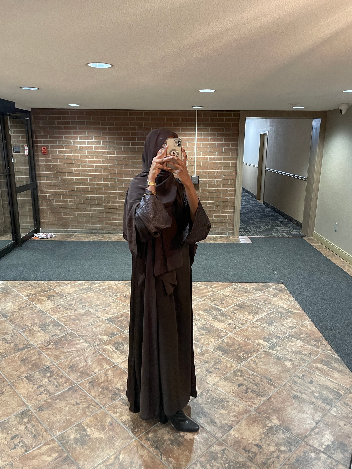 Tima Abaya Set - Brown