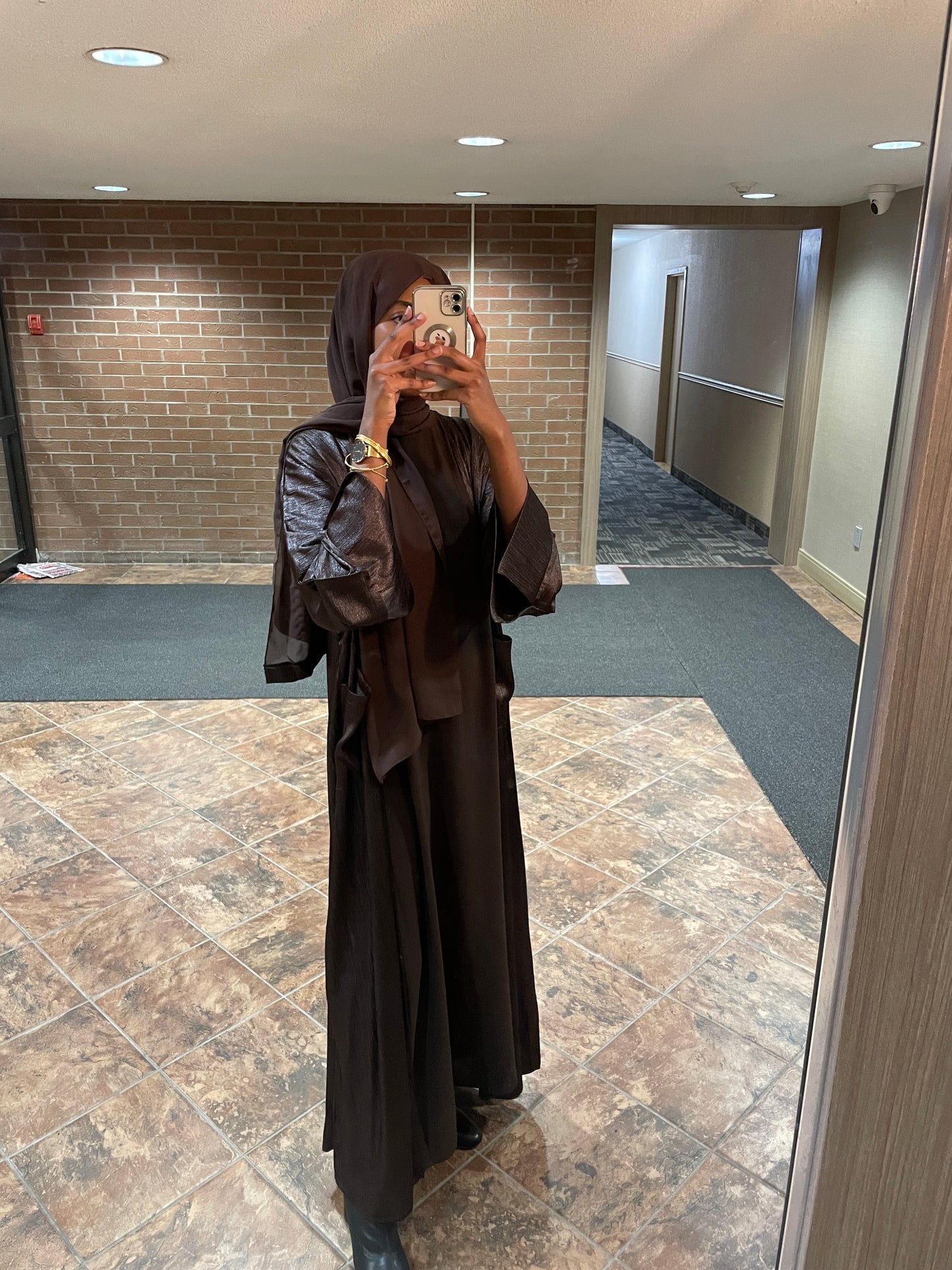 Tima Abaya Set - Brown