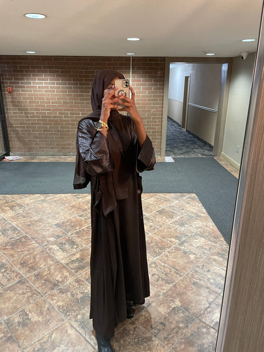 Tima Abaya Set - Brown