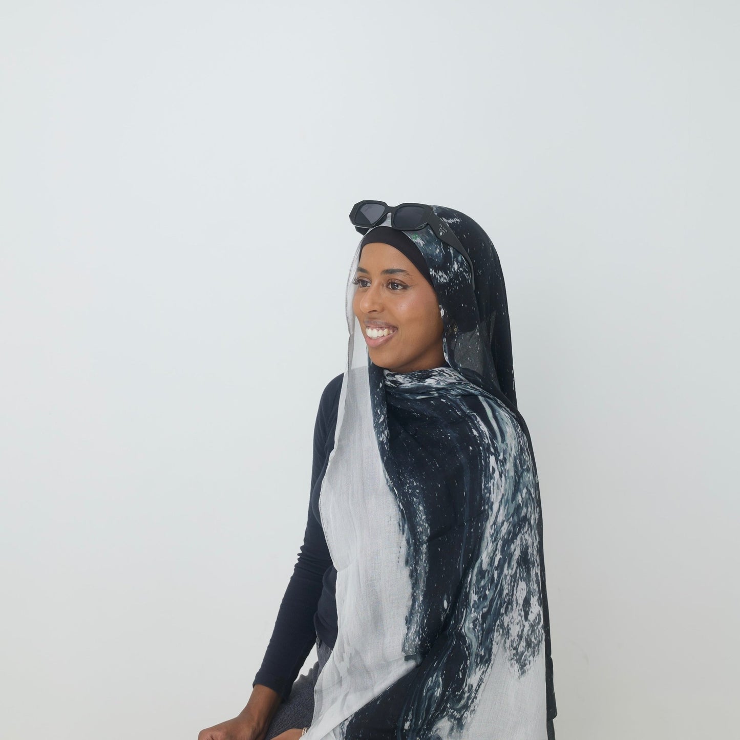 Modal Hijabs with matching colour undercaps